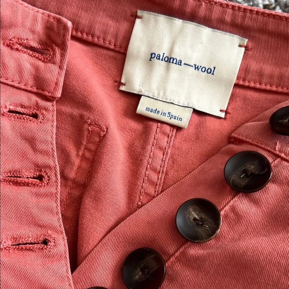 Like New! Paloma Wool Margherita Pants High Waisted in Coral in Size 36 - Picture 9 of 15